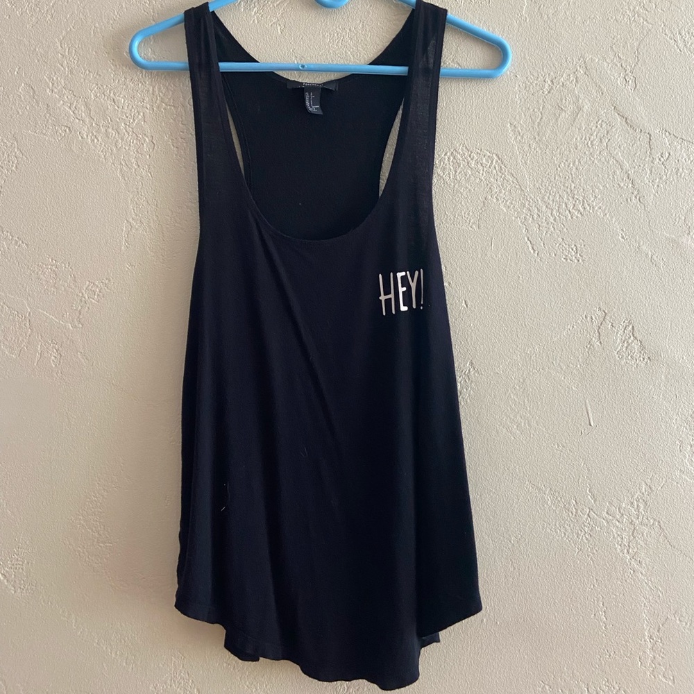 Forever 21 HEY! Tank Top